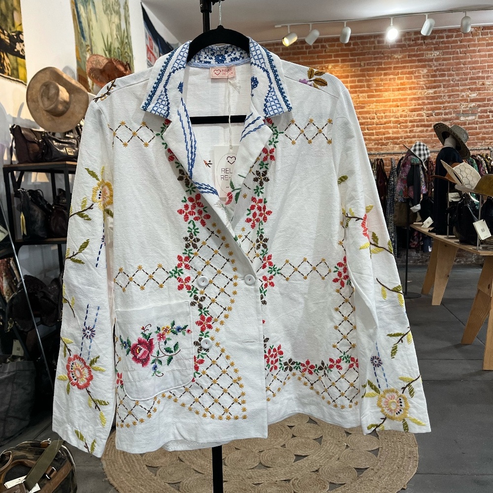 Relax Re-Lux Embroidered Blazer